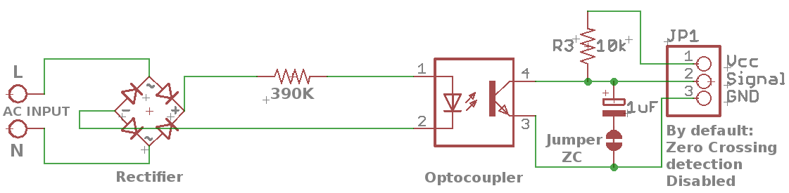 AC line Detection Schematics and Circuit